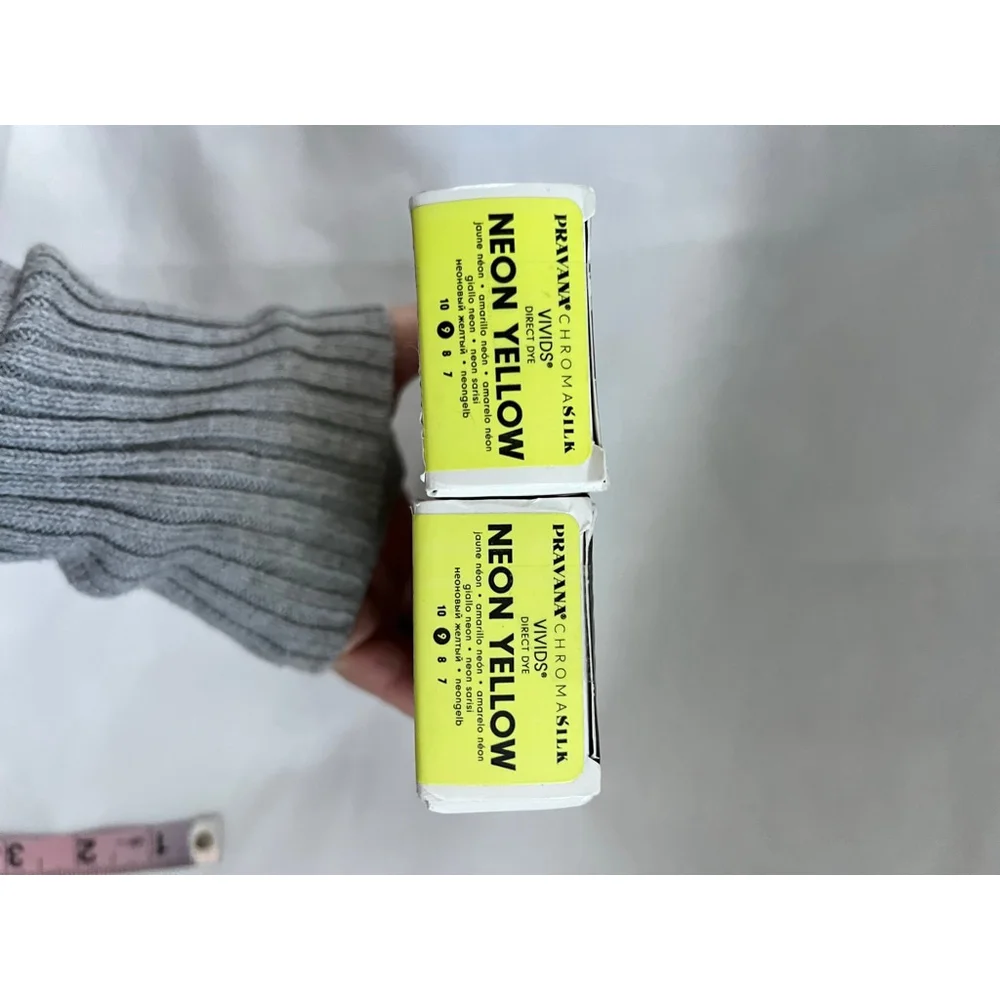 NWT Pravana Chromasilk Vivids Neons Direct Dye Hair Color Neon Yellow 2-3 fl oz